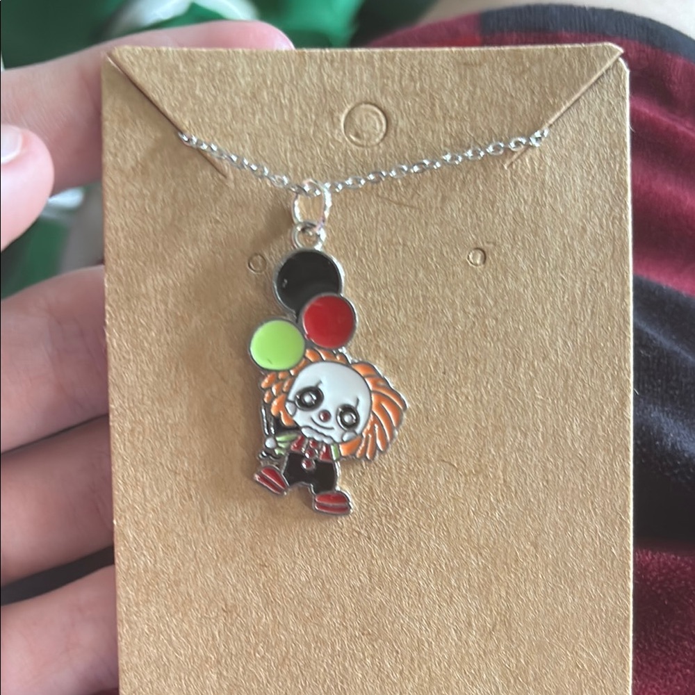 Kids Colorful Balloon Pendant Necklace